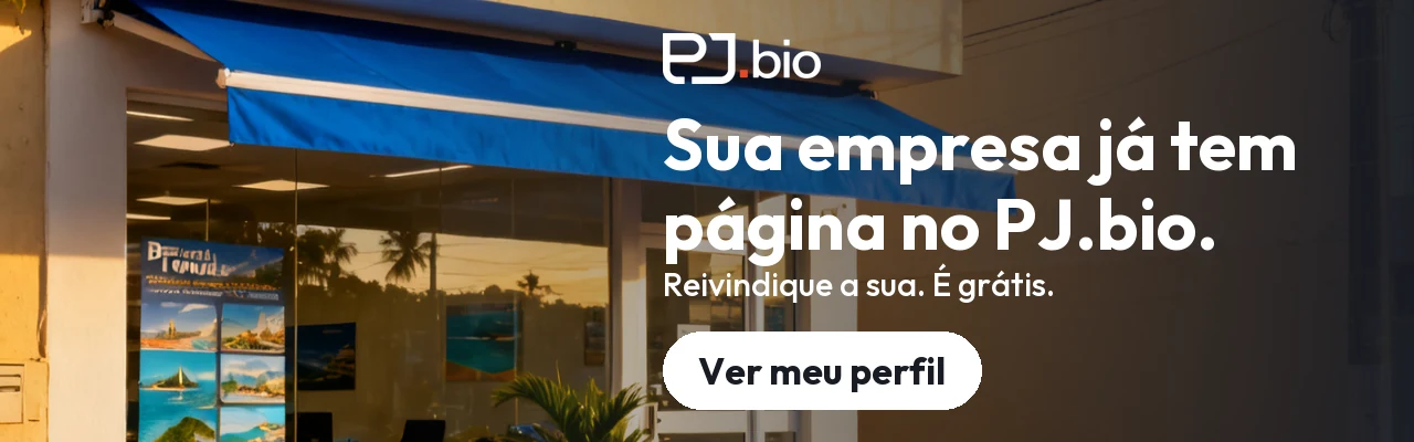 Sua empresa já tem página no PJ.bio. Reivindique a sua, é grátis.
