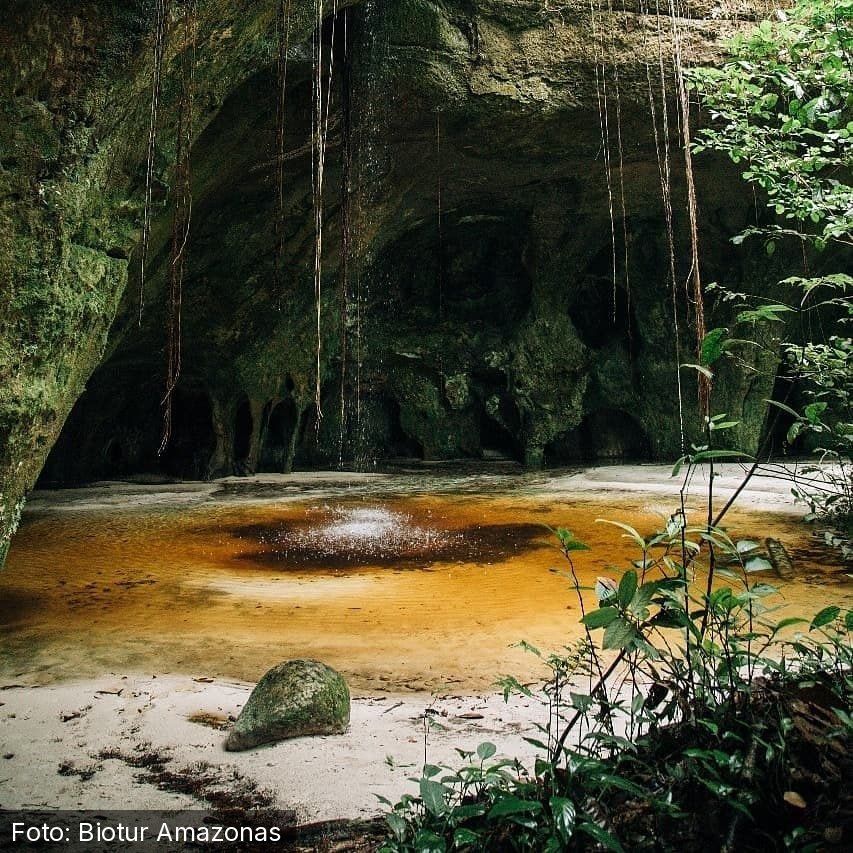 Gruta da Judéia — Foto: Biotur Amazonas