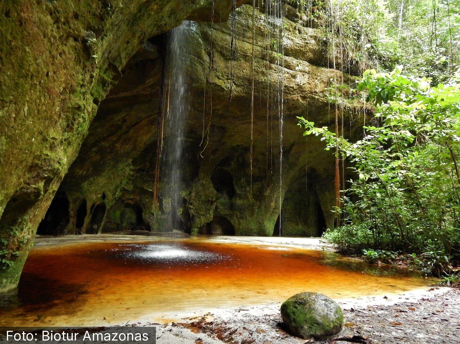 Gruta da Judéia — Foto: Biotur Amazonas