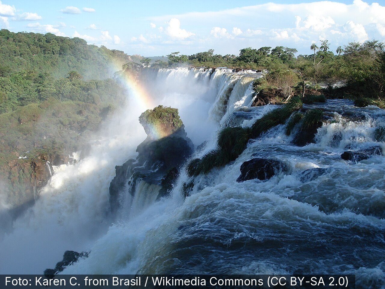 Iguazú Falls — Foto: Karen C. from Brasil / Wikimedia Commons (CC BY-SA 2.0)