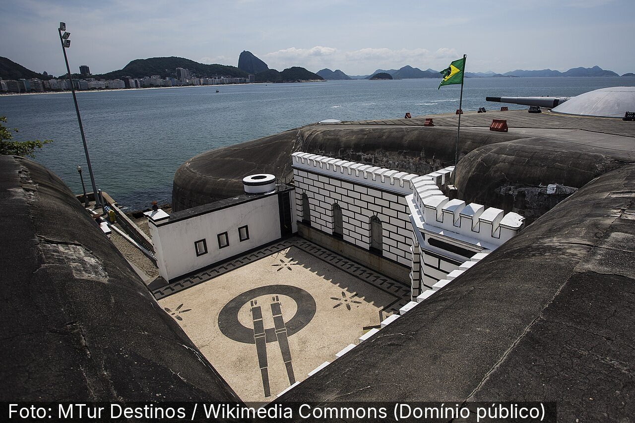 Forte de Copacabana — Foto: MTur Destinos / Wikimedia Commons (Domínio público)