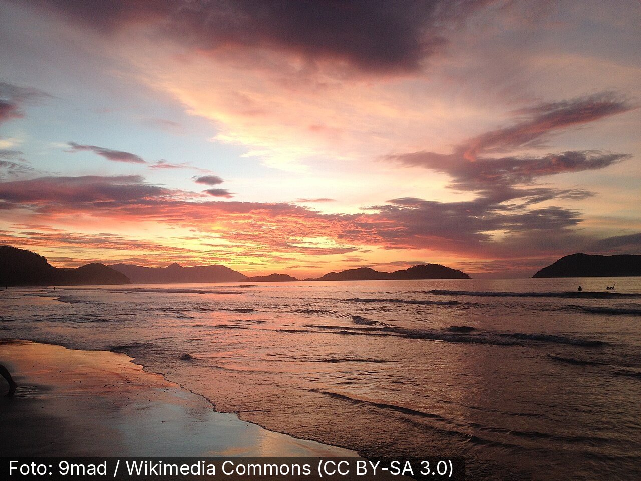Praia Juquehy — Foto: 9mad / Wikimedia Commons (CC BY-SA 3.0)
