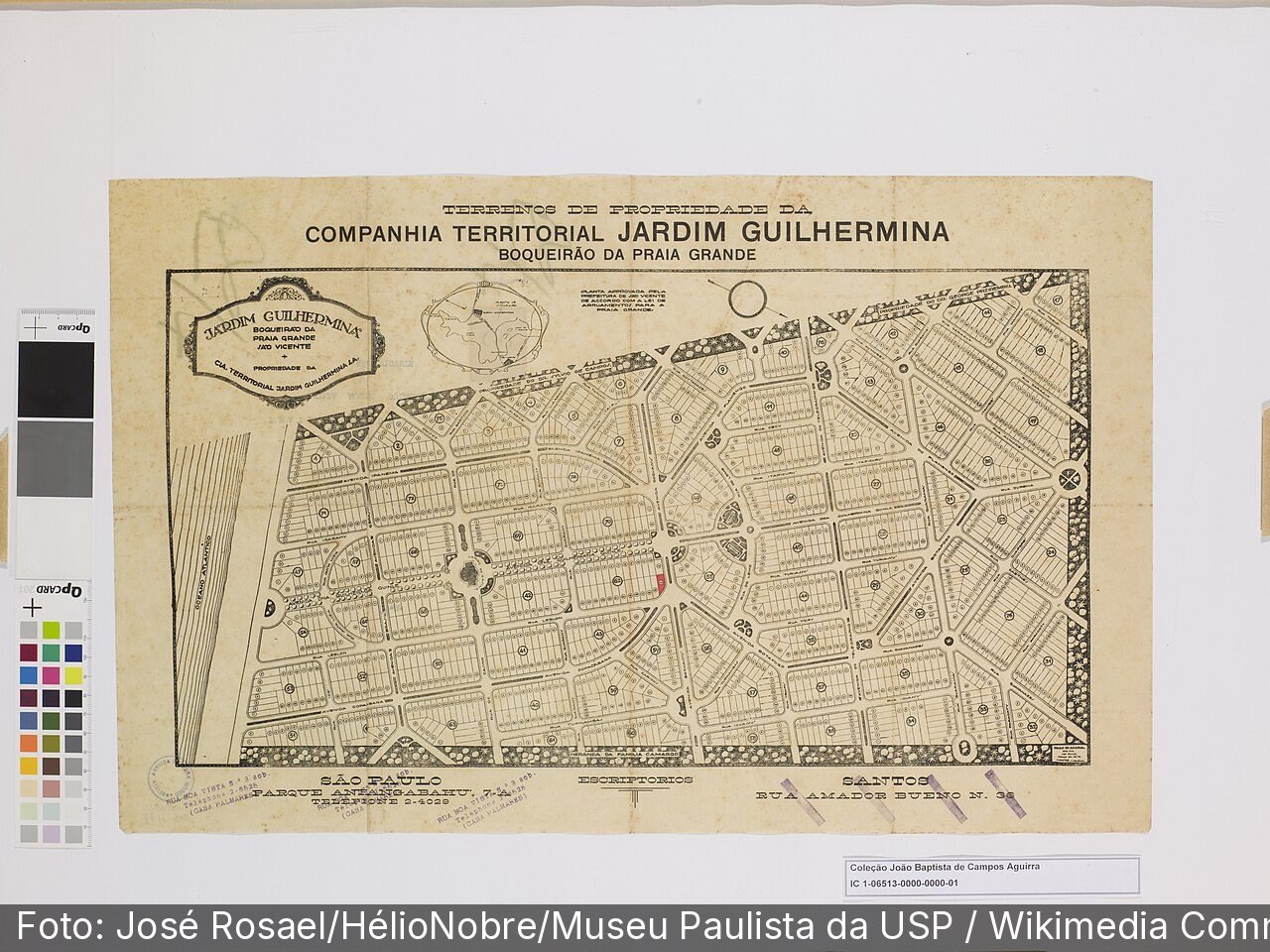 Praia do Boqueirão — Foto: José Rosael/HélioNobre/Museu Paulista da USP / Wikimedia Commons (Domínio público)