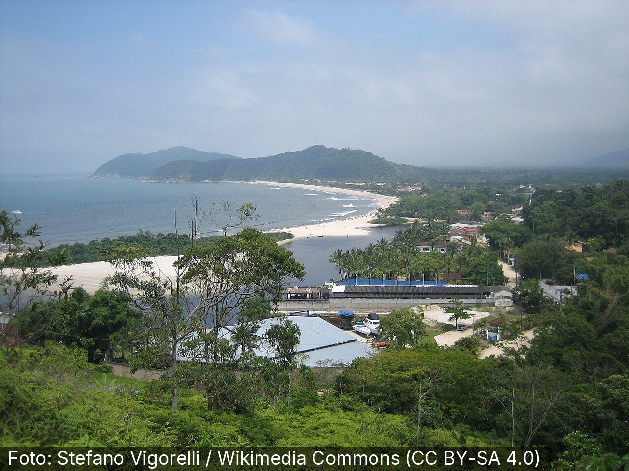 Praia da Barra do Una — Foto: Stefano Vigorelli / Wikimedia Commons (CC BY-SA 4.0)