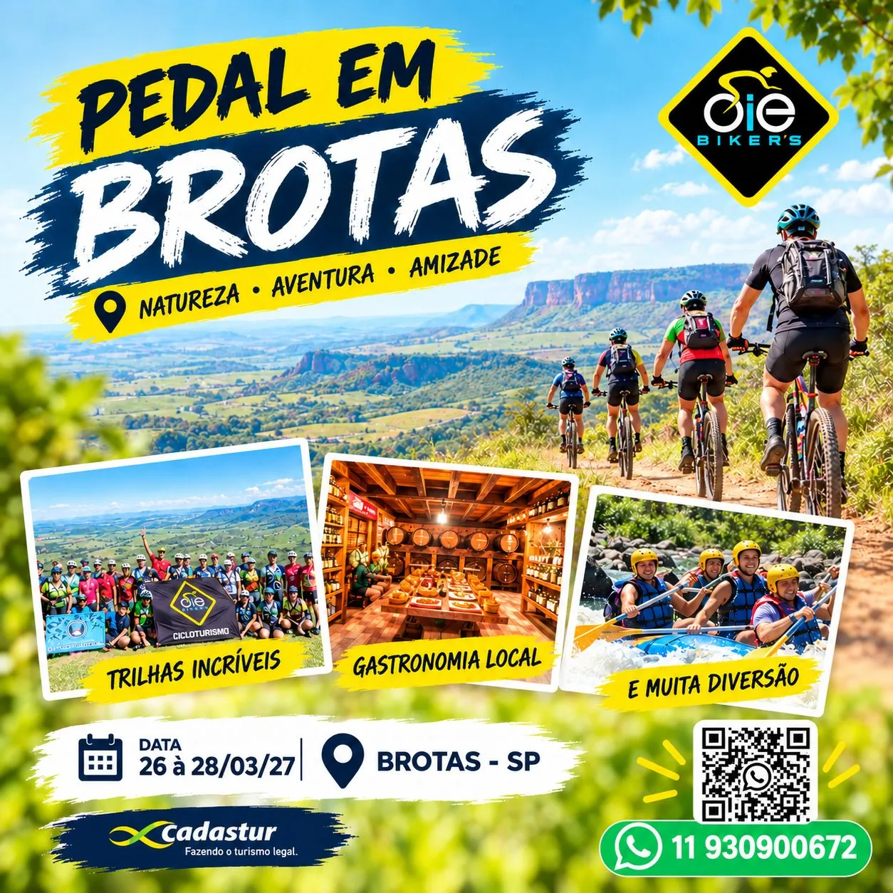 Pedal em Brotas + Aventuras
