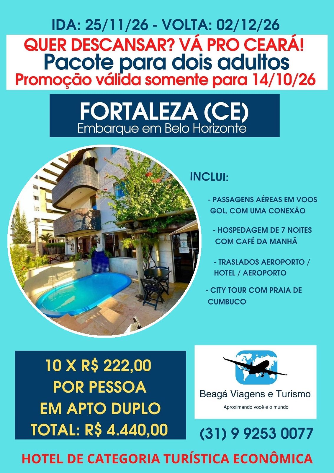 QUER DESCANSAR? VÁ PRO CEARÁ!