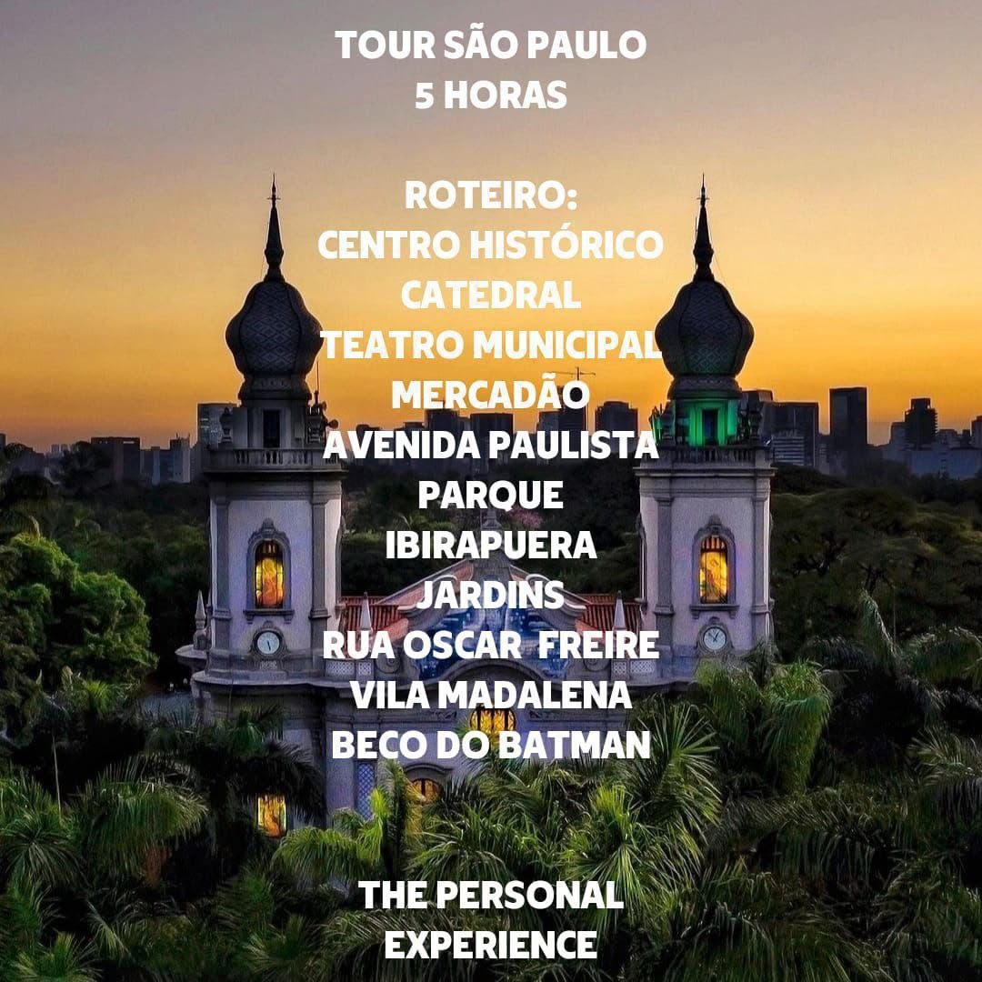 O melhor tour de São Paulo