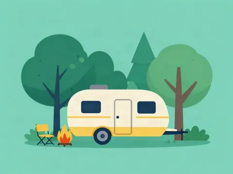 Camping para trailers